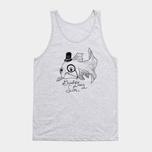 Well-Mannered Fish -- funny, sketch, whimsical, fun gift Tank Top